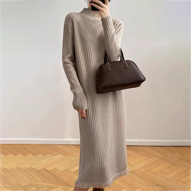 ✨🔥HOT SALE 36.99🔥🎄[Best Gift For Her] Women's Long Knitted Dress(40%OFF) spiyle