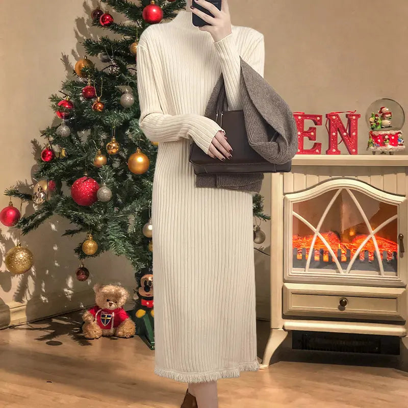 ✨🔥HOT SALE 36.99🔥🎄[Best Gift For Her] Women's Long Knitted Dress(40%OFF) spiyle