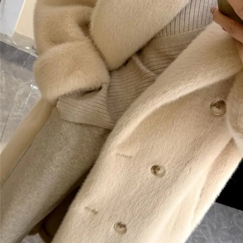 🔥LAST DAY 46%OFF🔥🎁Ideal Gift 👍Women's Elegant Long Faux Fur Coat spiyle