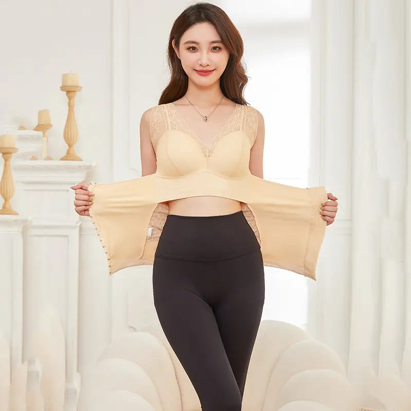 🔥HOT SALE 26.99🔥Lace Tummy Control Warm Shapewear Tank Tops(46%OFF) spiyle