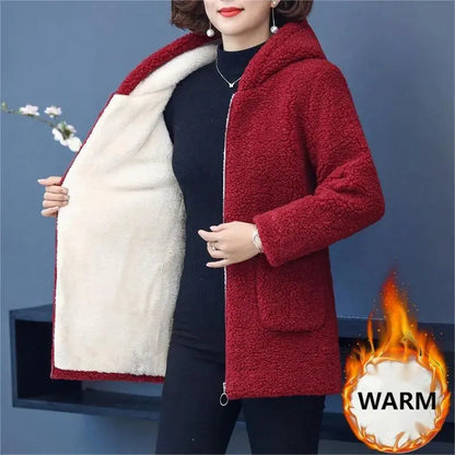 🔥HOT SALE 32.99🔥🎅Women's Hooded Padded Thickened Winter Jacket(42%OFF) spiyle