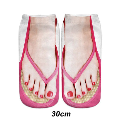 🔥🎅HOT SALE 9.99🔥🎁Trendy Manicure Print Socks --ideal gift spiyle