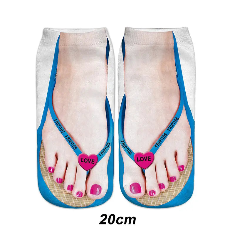 🔥🎅HOT SALE 9.99🔥🎁Trendy Manicure Print Socks --ideal gift spiyle