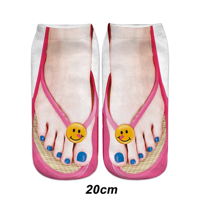 🔥🎅HOT SALE 9.99🔥🎁Trendy Manicure Print Socks --ideal gift spiyle