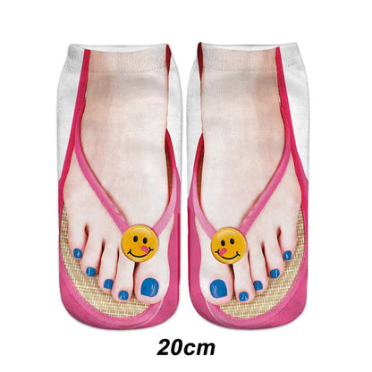 🔥🎅HOT SALE 9.99🔥🎁Trendy Manicure Print Socks --ideal gift spiyle