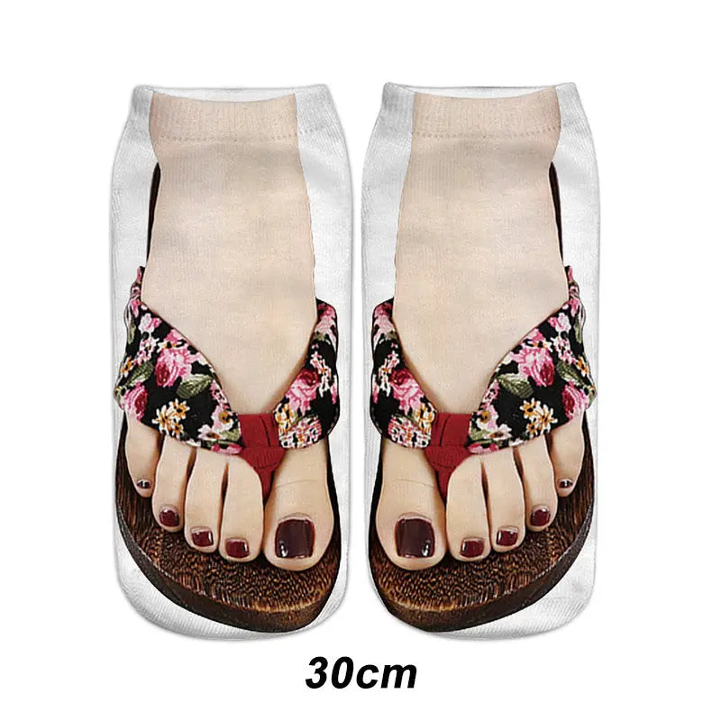 🔥🎅HOT SALE 9.99🔥🎁Trendy Manicure Print Socks --ideal gift spiyle