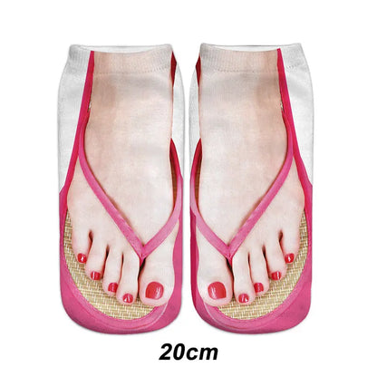 🔥🎅HOT SALE 9.99🔥🎁Trendy Manicure Print Socks --ideal gift spiyle