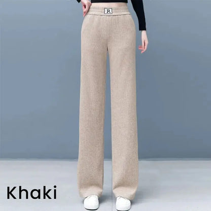 🔥HOT SALE 26.99🔥Great Gift! High-waist Slimming Casual Draped Straight-leg Pants(46%OFF) spiyle