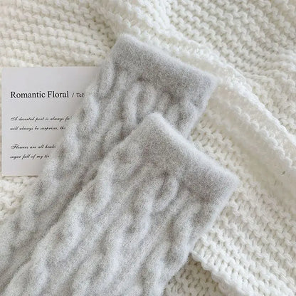 Soft Waxy Macaron Color Thermal Socks for Women - Great Gift spiyle