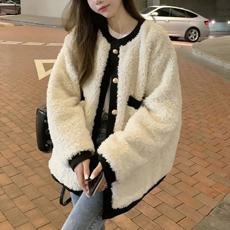 🔥HOT SALE 32.99🔥🎁Best Gift-Women's Winter Artificial Fleece Thickened Warm Coat(45%OFF) spiyle