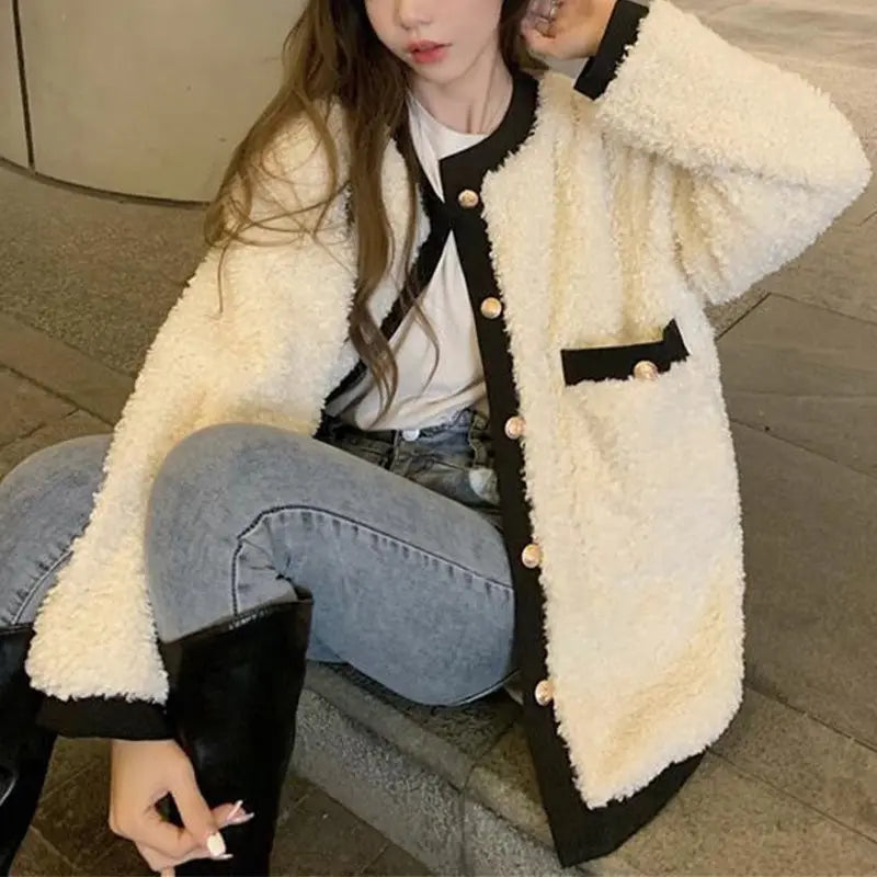 🔥HOT SALE 32.99🔥🎁Best Gift-Women's Winter Artificial Fleece Thickened Warm Coat(45%OFF) spiyle