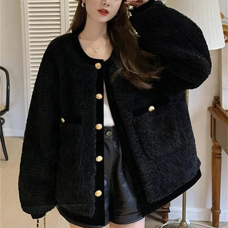 🔥HOT SALE 32.99🔥🎁Best Gift-Women's Winter Artificial Fleece Thickened Warm Coat(45%OFF) spiyle