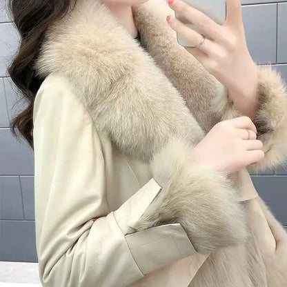 🔥HOT SALE🔥Gift Choice -Women's Mid-Length Faux Fur Coat(46%OFF) spiyle