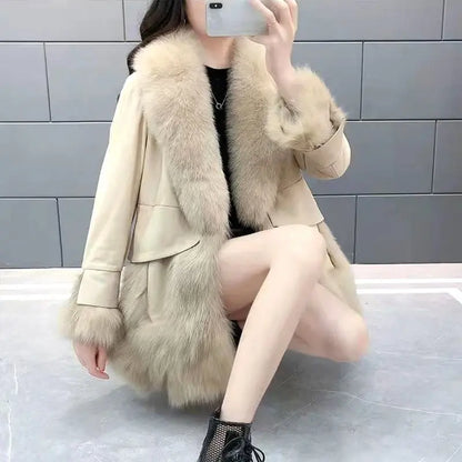 🔥HOT SALE🔥Gift Choice -Women's Mid-Length Faux Fur Coat(46%OFF) spiyle