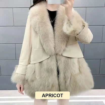 🔥HOT SALE🔥Gift Choice -Women's Mid-Length Faux Fur Coat(46%OFF) spiyle