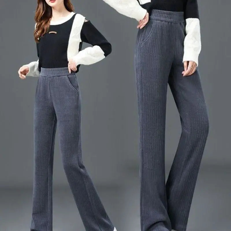 🔥HOT SALE🔥Best Gift for Her - Women's Versatile Simple Stretch Elastic Waist Loose Wide Leg Pants(40%OFF) spiyle