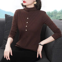 🔥HOT SALE 26.99🔥Women's Half-Turtleneck Long Sleeve Undershirt(45%OFF) spiyle