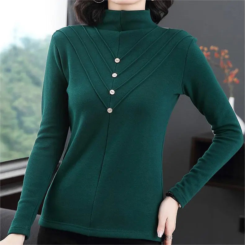 🔥HOT SALE 26.99🔥Women's Half-Turtleneck Long Sleeve Undershirt(45%OFF) spiyle