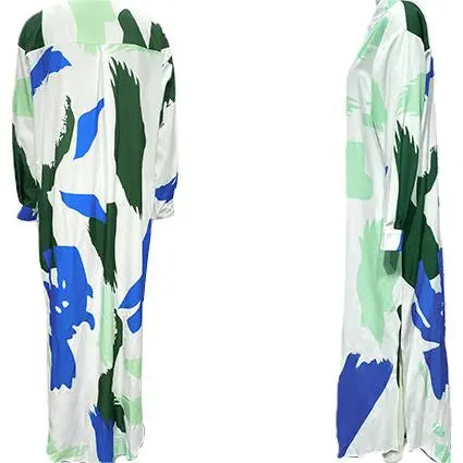 🔥HOT SALE 29.99 🔥Women's Casual Printed Loose Long Dress(40%OFF) spiyle