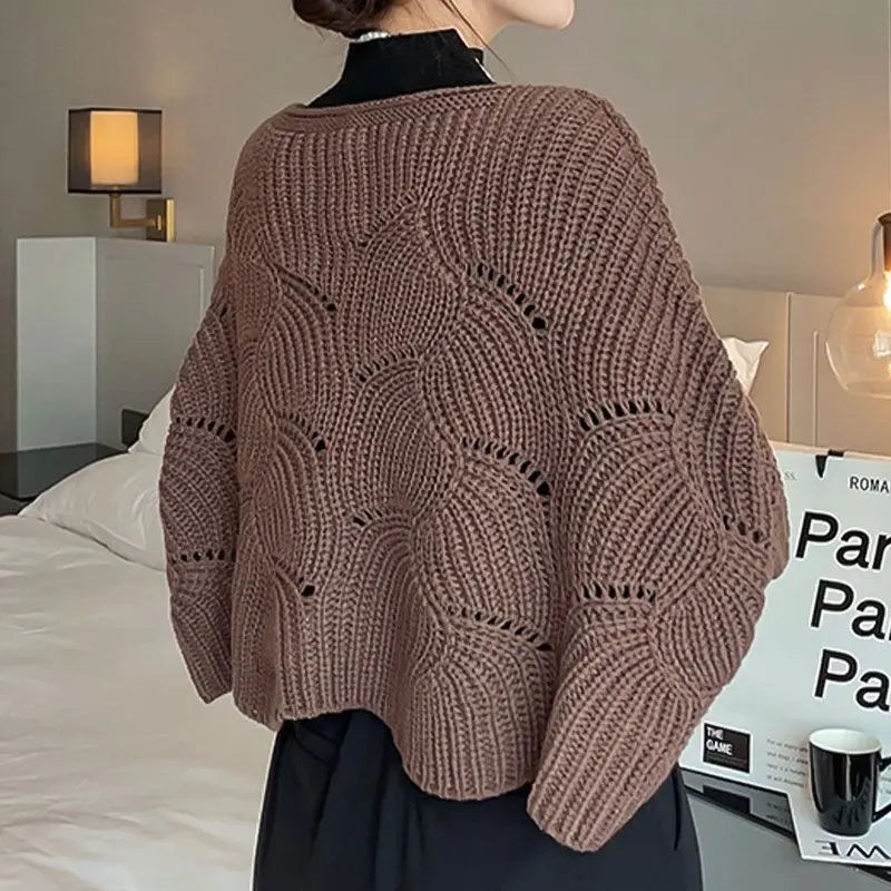 🔥HOT SALE 29.99🔥Great Gift! Lady's Bat Sleeve Knitting Shawl（40%OFF) spiyle