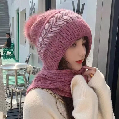 🔥HOT SALE 19.99🔥Warm & Cozy Knitted Hooded Scarf(30%OFF) spiyle
