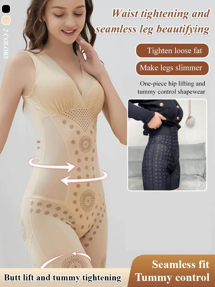 🔥HOT SALE 47%OFF🔥Back-take-off One-piece Hip Lifting And Tummy Control Shapewear spiyle