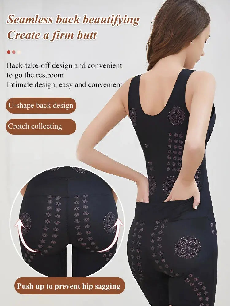 🔥HOT SALE 47%OFF🔥Back-take-off One-piece Hip Lifting And Tummy Control Shapewear spiyle