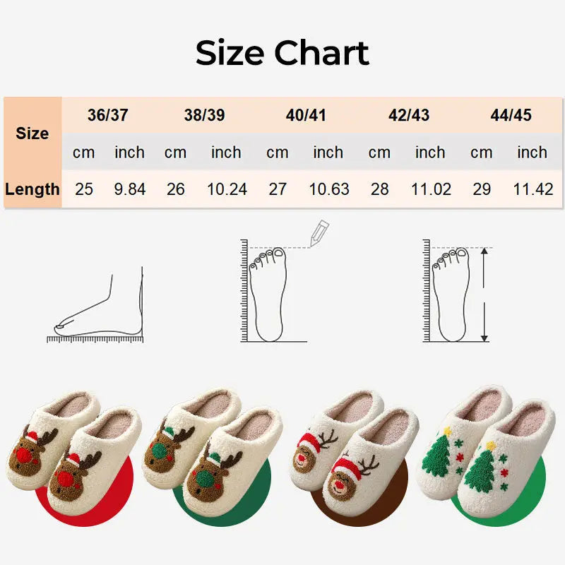 🔥Christmas Hot Sale 26.99🔥🎅🎁[Warm Gift] Cute Household Warm Slippers(46%OFF) spiyle