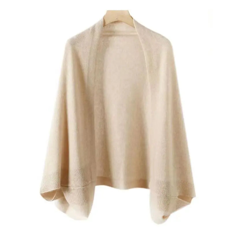 🔥HOT SALE 50% 0FF🔥Ideal Gift - Faux Cashmere Warm Dual Purpose Shawl Scarf Cardigan spiyle