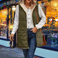 🔥Christmas sale 50% OFF🔥Great Gift! Women's Fall Reversible Vest Sleeveless Faux Fleece Jacket spiyle