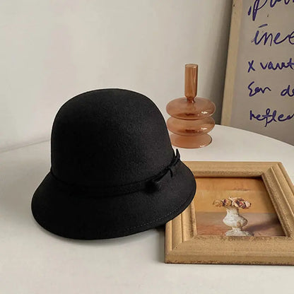 [best gift]Women’s Elegant Vintage tweed Cloche Hat spiyle