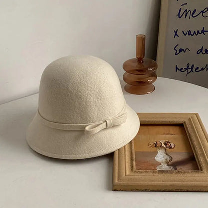 [best gift]Women’s Elegant Vintage tweed Cloche Hat spiyle