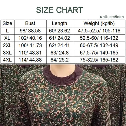 🔥HOT SALE🔥 Nice Gift! Women’s Warm Plush Round Neck Pullover Bottom Shirt(46%OFF) spiyle