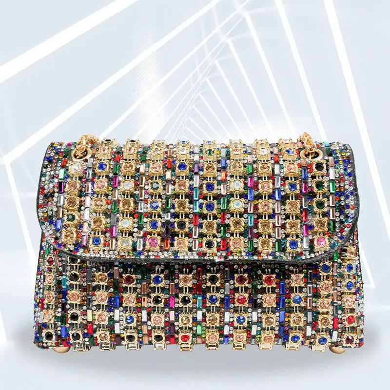 🎅🎄Christmas Early Sale 45% OFF🎄Women's Luxury Colorful Rhinestone Bag spiyle