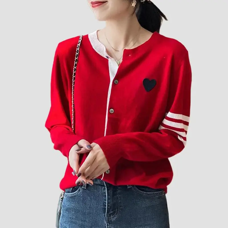 🔥HOT SALE🔥 [Best Gift For Her] Women's Heart Pattern Knitted Cardigan(45%OFF) spiyle