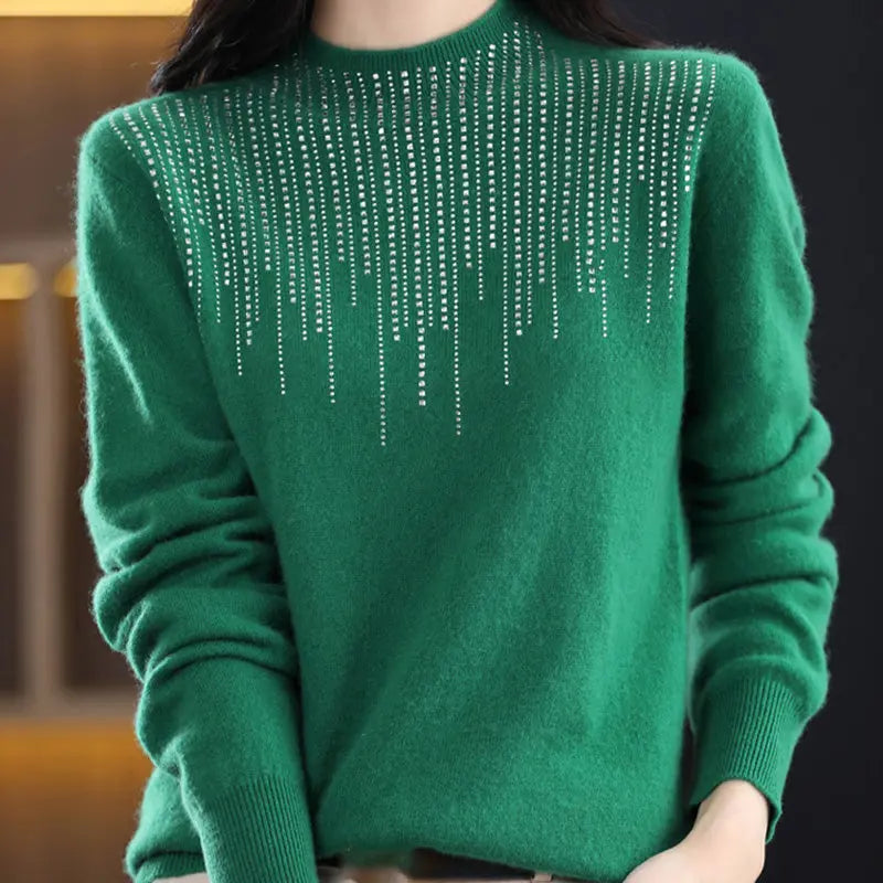 Winter Fashion Stripes Ladies Warm Sweater - Style and Comfort in One Product spiyle