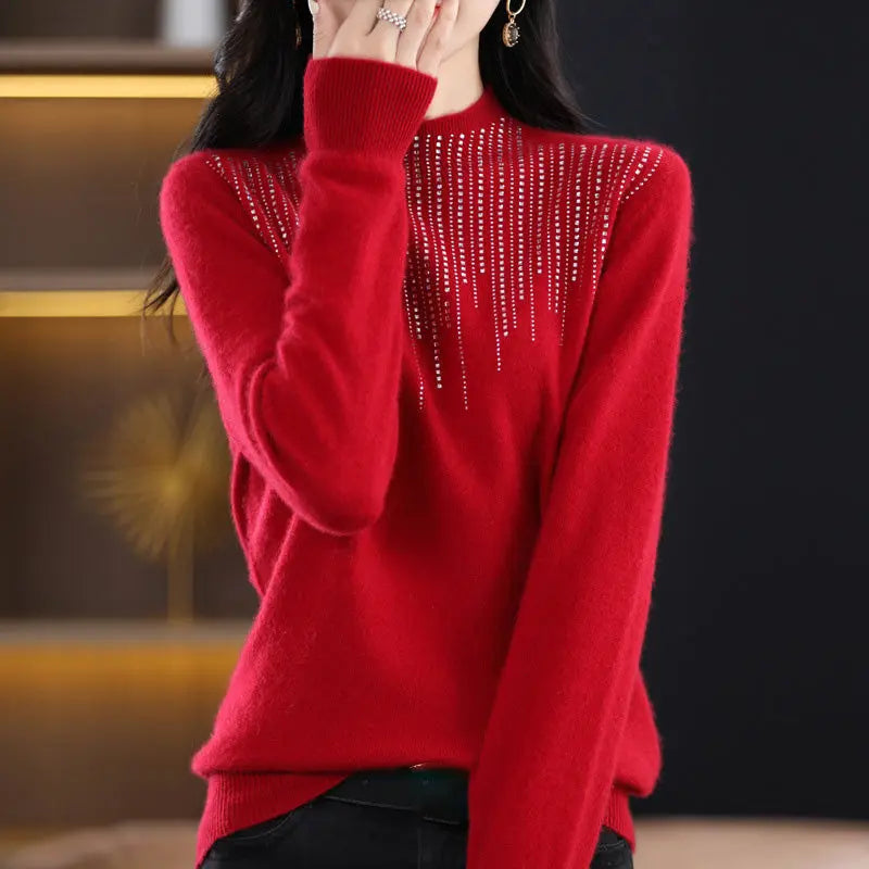 Winter Fashion Stripes Ladies Warm Sweater - Style and Comfort in One Product spiyle