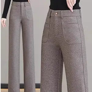 🔥✨[Gift For Her] Women's High Waisted Thermal Straight Leg Pants spiyle