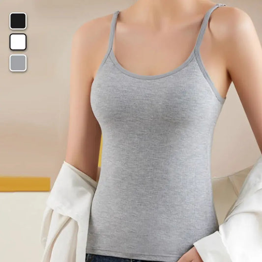 🔥HOT SALE 21.99🔥🎁[Gift For Her] Women's Slimming Camisole Tops with Built in Padded Bra(45%OFF) spiyle