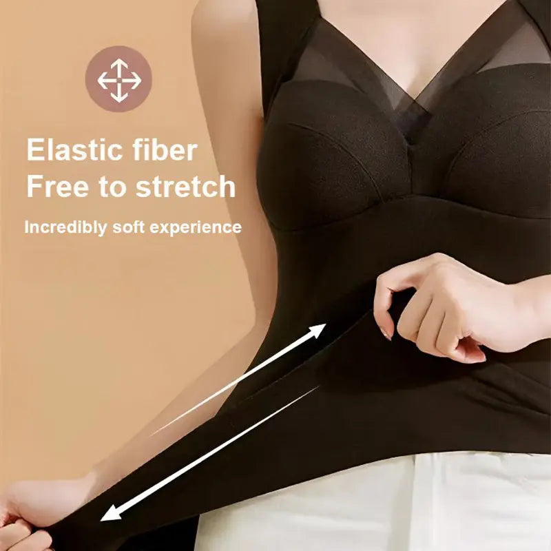🔥✨[Best Gift for Her] 3D One-Piece Thermal Undershirt with Built-in Bra spiyle