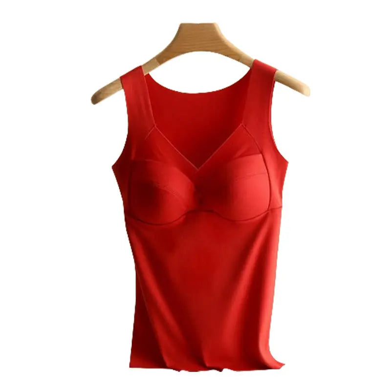 🔥✨[Best Gift for Her] 3D One-Piece Thermal Undershirt with Built-in Bra spiyle