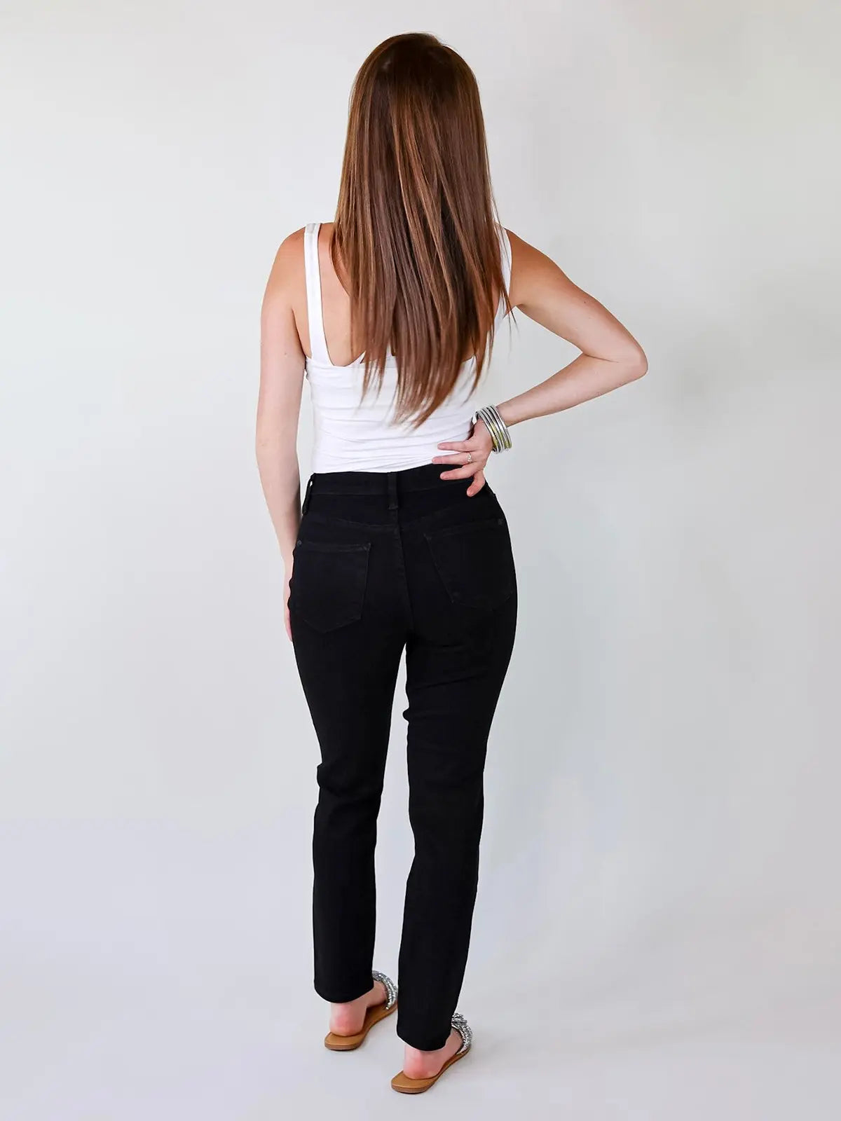🔥Hot Sale $34.99🔥Tummy Control Cuffed Slim Fit Jeans（50% OFF） spiyle