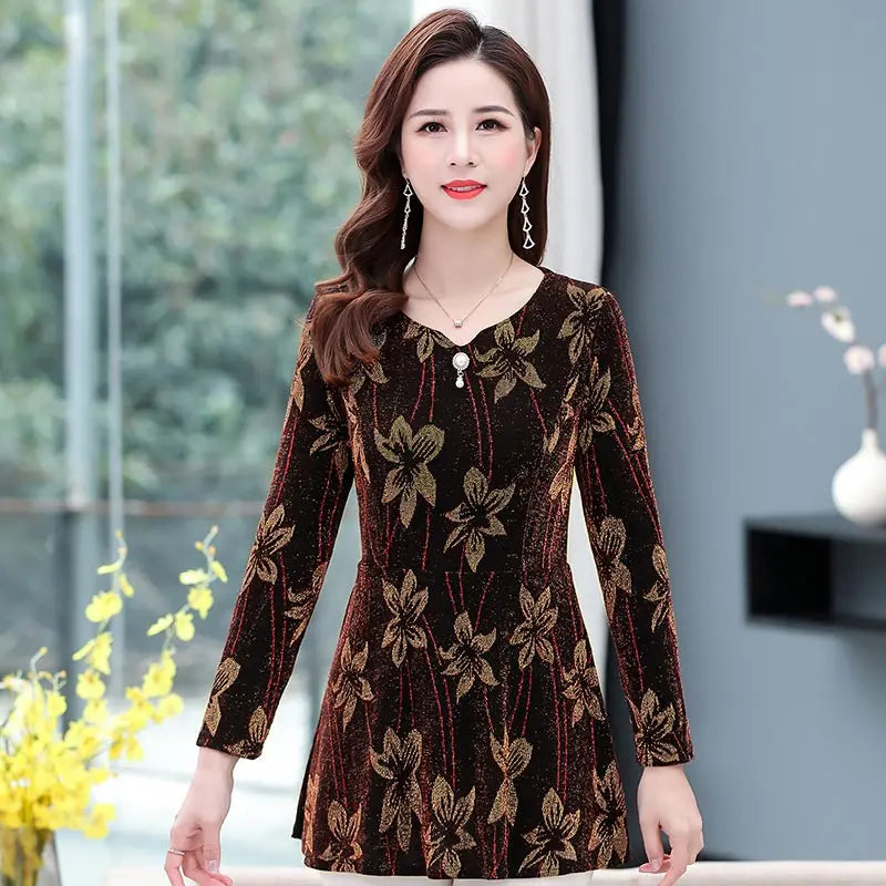 Great Gift - Delicate Temperament Long-sleeve Bottom Shirt for Women spiyle