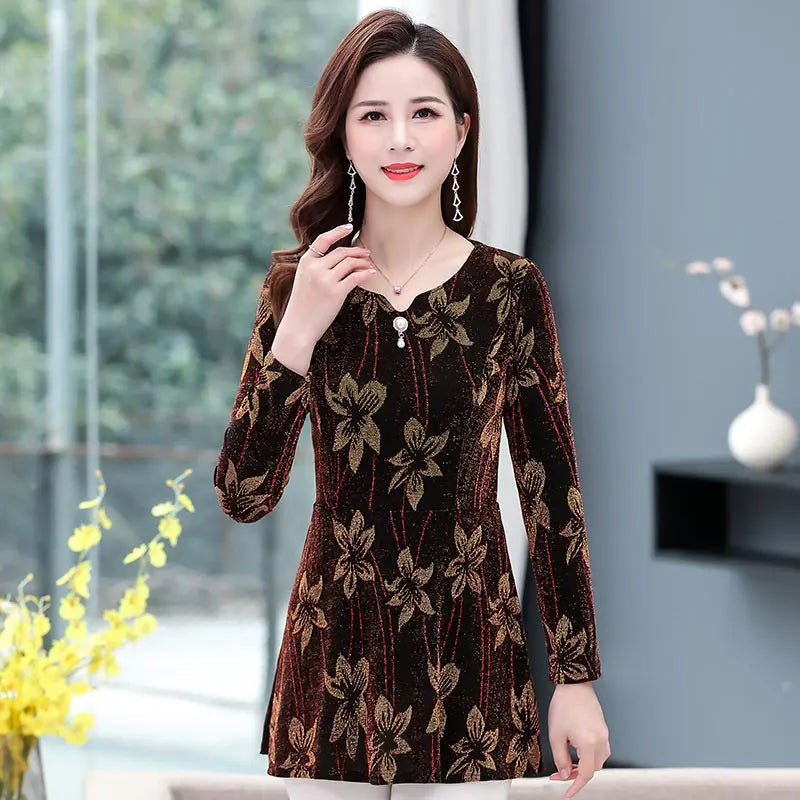 Great Gift - Delicate Temperament Long-sleeve Bottom Shirt for Women spiyle