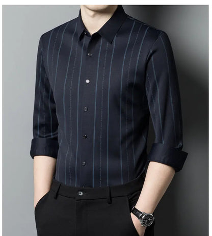 Men's Winter Padded Stretch Wrinkle-Free  Shirt（50% OFF） spiyle
