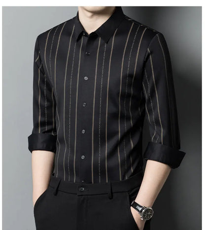 Men's Winter Padded Stretch Wrinkle-Free  Shirt（50% OFF） spiyle