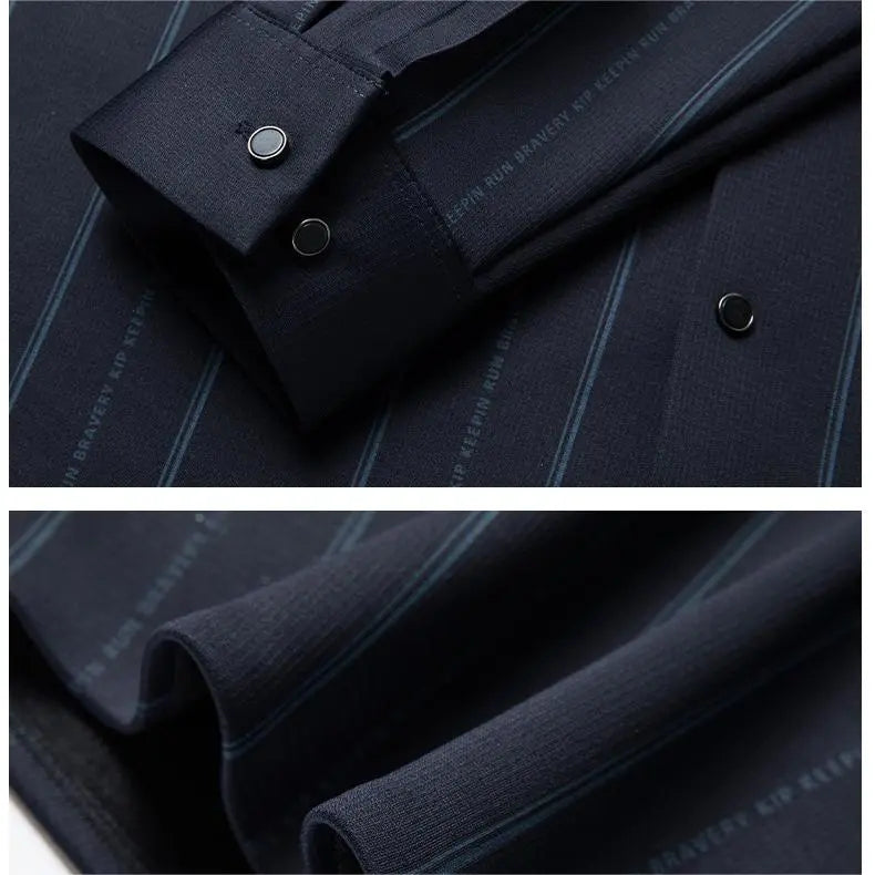 Men's Winter Padded Stretch Wrinkle-Free  Shirt（50% OFF） spiyle