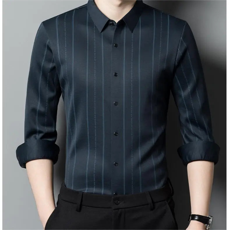Men's Winter Padded Stretch Wrinkle-Free  Shirt（50% OFF） spiyle