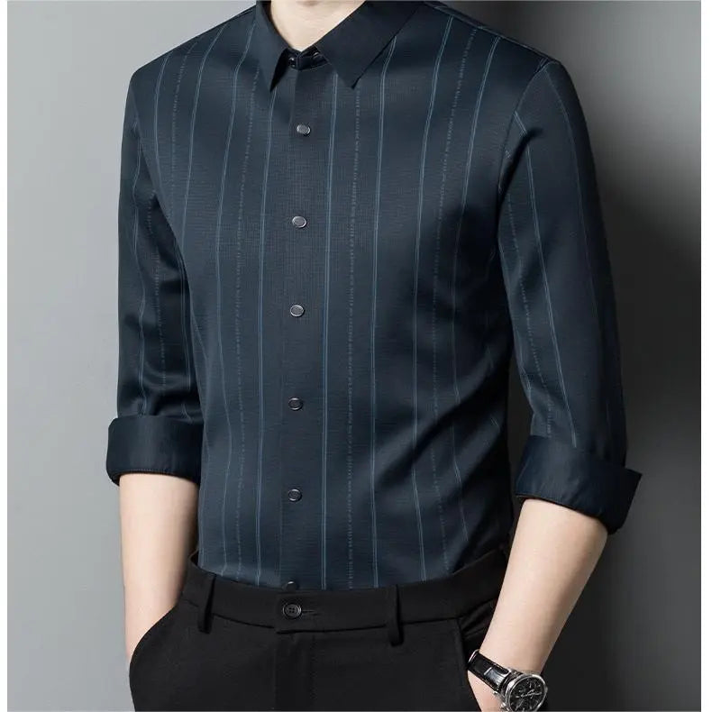 Men's Winter Padded Stretch Wrinkle-Free  Shirt（50% OFF） spiyle