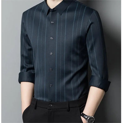 Men's Winter Padded Stretch Wrinkle-Free  Shirt（50% OFF） spiyle